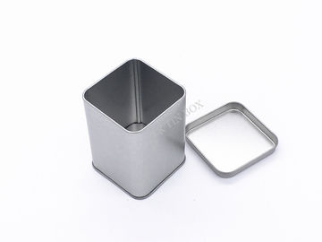 China Customized Square Printed Cookie Tin box 65x65x90mm Embossing ISO9001 2008 supplier