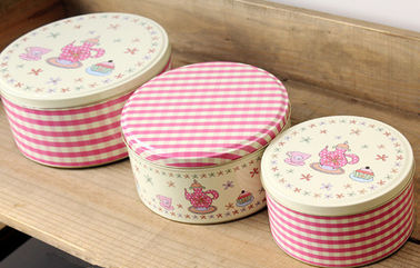 China Promotion Customized Small Metal Round  Tin Box For Candy And Cookies supplier