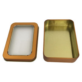 China Customized Print Fashion Metal Tin Box Rectangle Shape for DVD CD Packaging supplier