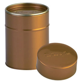 China Empty Round Child Resistant Metal Tin Container For Medical Package supplier