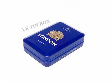 China Hard 1 Pack London Embossed Cigarette Tin Can With Plastic Insert supplier