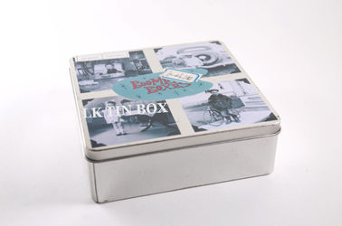 China 155mm Large Chocolate Candy Tin Box  With Printing And Embossing supplier