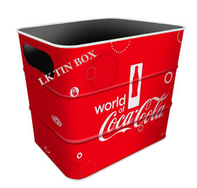 China Carslberg Coca Cola Beer Coke Tin Ice Bucket With Printing And Embossing supplier