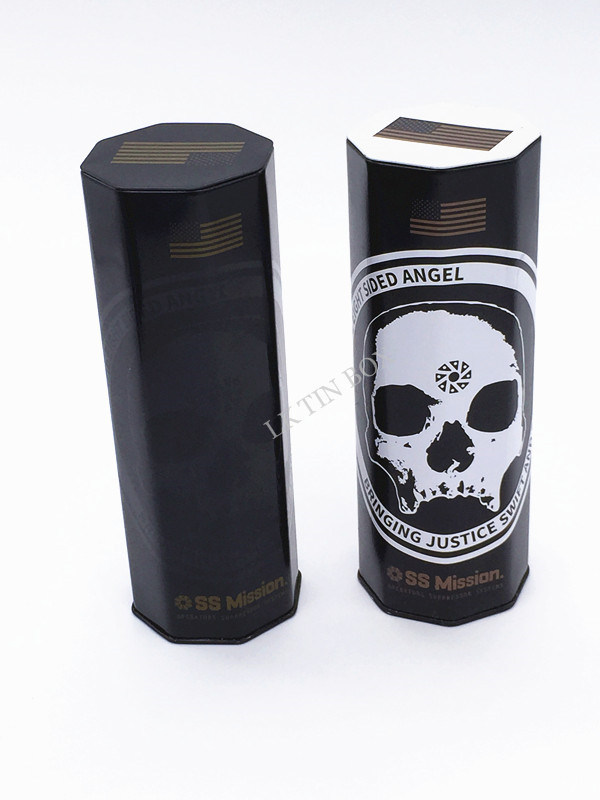 Promotional Octagonal Shaped Gift Tin Box With Food Grade Paint