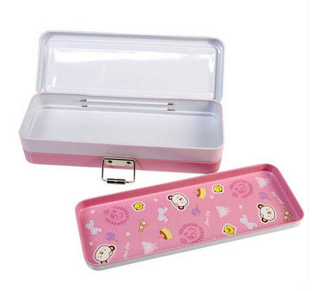 metal pencil case with lock