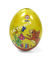 Egg Shaped Jelly Bean Tin Can For Easter Holiday , Decorative Tin Boxes supplier