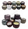 598g Printed Small Round Containers With Lids / Little Metal Boxes For Candle supplier