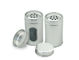 Pepper Spice Storage Round Small Tin Boxes With PET Window Grade - A Tinplate supplier