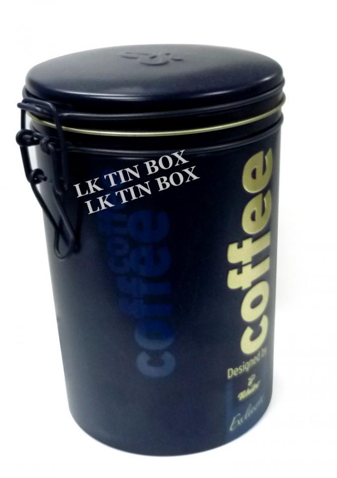 Download Metal Wire Lid Cookie Tins Empty Matte Black Round Tin Box ... Yellowimages Mockups