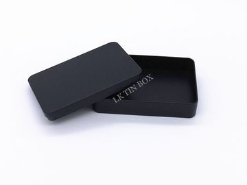 China Premium Large Rectangular Metal Tin Box With Double sides Print With Flush Lid supplier