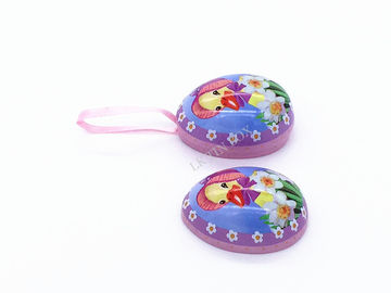 China Small Easter Egg Chocolate Candy Metal Tin can With Bunny Ears ISO9001 Approval supplier