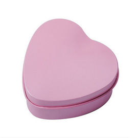 China Mini Nivea Heart Shaped Tin Box Containers Print For Wedding And Holiday Packaging supplier