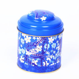 China D84 X 80mm English Tea Tin Box Cheap Round Metal Tea Box Customized Color supplier