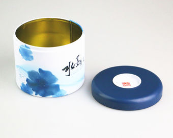 China D100mm Tea Tin Round Containers Tea Storage Containers Tea Containers For Loose Tea supplier