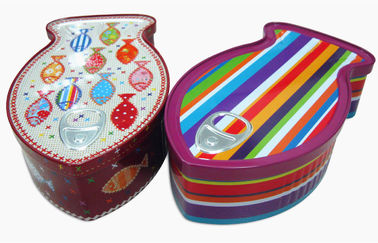China Metal Tin Containers Fish Shaped Environment - Friendly Large Cookies Tin Box supplier