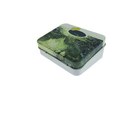 China Pencil Metal Tin Box Tin Metal Lunch Box Handle Gift Card Tin Box Rectangle Metal Tin Can supplier