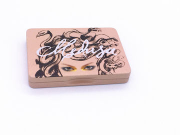China Rectangle Naked Palette  Naked 3 Eyeshadow Tin Gift Box With Embossing supplier