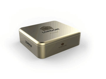 China Luxury Rectangular Cigarette Tin Can 0.23mm - 0.35mm thickness supplier