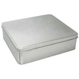 China Food Grade Airtight Rectangular Tin Box For Candy / Cookie / Mint supplier