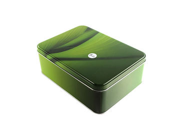 China Rectangle Metal Gift Tin Box Rolled out edge For Christmas Holiday supplier