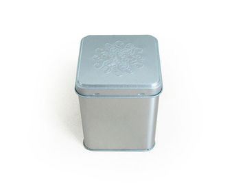 China 90gram Square Tin Box  For Oolong Tea Metal Container Storage supplier