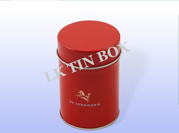 China Chocolate Wedding Candy Round Tin Box , Gift Tin Storage Containers D61 X 75 mm supplier