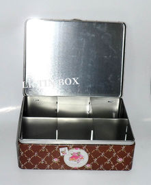 Metal Square Tin Box For Cup Cake Biscuit Storage supplier