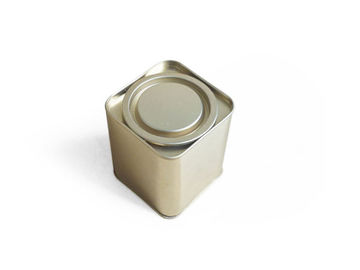 75 Airtighted  Square Tin Box For Green Tea Storage supplier