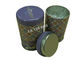 Health Round Cylinder Green Tea Tin Box 67 Diameter , Glossy Finish Tea Tin Can supplier
