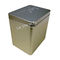 Pvc Window Green Tea Tin Boxes With Lids , Loose Tea Containers PMS Printing supplier
