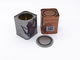 Small Square Tea Tin Box Packaging  , 75 76 Wine Customized Tin Box supplier