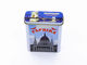 Metal Rectangle Christmas Tin Box food gift containers For Chocolate Cookie Biscuit supplier