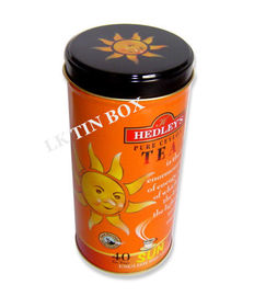 Round Metal Printed Wine Tin Box With Embossing For Juice Beer bottle packaging supplier