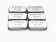 Unprinted Silver Rectangular Small Tin Containers / Boxes With Sliding Lid supplier