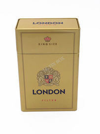 London Preminum Cigarette Tin Can Custom Logo Printed For 10 Pack OEM / ODM supplier