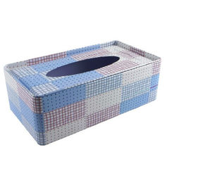 0.23mm Thickness Holiday Metal Tin Box , Customized Color Tissue Tin Box supplier