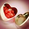 Sweet Heart Gift Tin Box With Diamond For Chocolate/Candy/Tea supplier