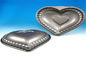 Print Colored Mini Heart Shaped Chocolate Tin Box For Candy/Sweet supplier