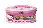 Oval Small Gift Packaging  Rectangle Metal Lunch Tin Box With Backbag Belt And Lock supplier
