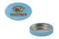 Holiday Cookie Tin Box / Small Metal Round Cookie Box/Food Grade Round Cookie Tin supplier
