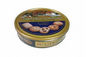 Metal Round Biscuit Cookie Metal Tin Box For Food And Gift Packaging supplier