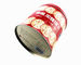 Glossy Finished Christmas Cookie Tin Box Round Metal Tin Can 135 * 160mm supplier