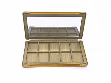 200x105x18mm Large Rectangle Metal Gift Cosmetic Skin Care Gift Tin Box With Mirror 9 Frames supplier