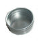 Candy Round Tin Box Silver color with clear window , round tin containers supplier
