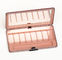 Eye Showder Rectangular Tin Box with foam and mirror , cosmetic tin box with hinged lid supplier