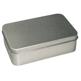 Food Grade Airtight Rectangular Tin Box For Candy / Cookie / Mint supplier