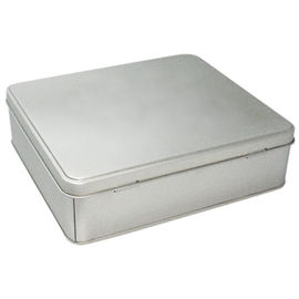 Food Grade Airtight Rectangular Tin Box For Candy / Cookie / Mint supplier