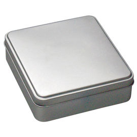 Food Grade Airtight Rectangular Tin Box For Candy / Cookie / Mint supplier