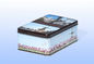 Rectangle Metal Gift Tin Box Rolled out edge For Christmas Holiday supplier