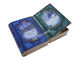 Book Shaped Various Gift Tin Box Storage Doulbe Sides For Toys supplier